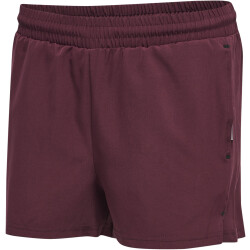 hummel MOVE Grid Woven Shorts Damen 3506 - grape wine XXL