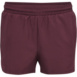 hummel MOVE Grid Woven Shorts Damen 3506 - grape wine XXL