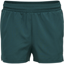 hummel MOVE Grid Woven Shorts Damen 6470 - deep teal XXL