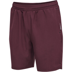 hummel MOVE Grid Woven Shorts Herren 3506 - grape wine XXL