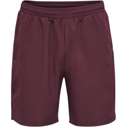 hummel MOVE Grid Woven Shorts Herren 3506 - grape wine L