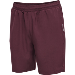 hummel MOVE Grid Woven Shorts Herren 3506 - grape wine M