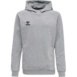 hummel MOVE Grid Hoodie Kinder 2006 - grey melange 128