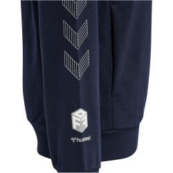 hummel MOVE Grid Hoodie Kinder 7026 - marine 128