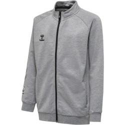 hummel MOVE Grid Zipjacke Kinder 2006 - grey melange 128