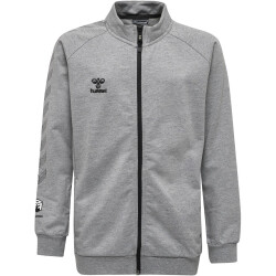 hummel MOVE Grid Zipjacke Kinder 2006 - grey melange 128