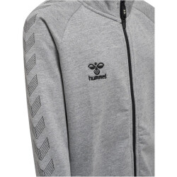 hummel MOVE Grid Zipjacke Kinder 2006 - grey melange 128