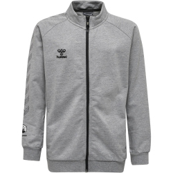 hummel MOVE Grid Zipjacke Kinder 2006 - grey melange 140