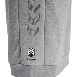 hummel MOVE Grid Sweatkleid Kinder 2006 - grey melange 140