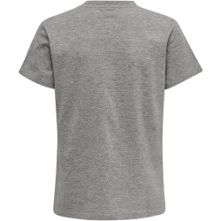 hummel MOVE Grid T-Shirt Kinder 2006 - grey melange 128