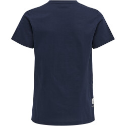 hummel MOVE Grid T-Shirt Kinder 7026 - marine 128