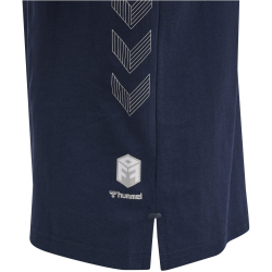 hummel MOVE Grid T-Shirt Kinder 7026 - marine 128