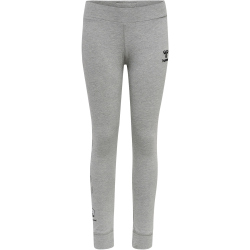 hummel MOVE Grid Leggings Kinder 2006 - grey melange 152