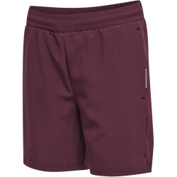 hummel MOVE Grid Woven Shorts Kinder 3506 - grape wine 128