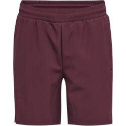 hummel MOVE Grid Woven Shorts Kinder 3506 - grape wine 128