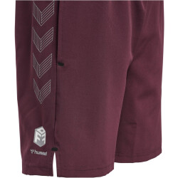 hummel MOVE Grid Woven Shorts Kinder 3506 - grape wine 128