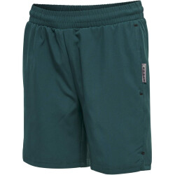 hummel MOVE Grid Woven Shorts Kinder 6470 - deep teal 128