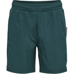 hummel MOVE Grid Woven Shorts Kinder 6470 - deep teal 128