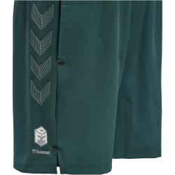 hummel MOVE Grid Woven Shorts Kinder 6470 - deep teal 128