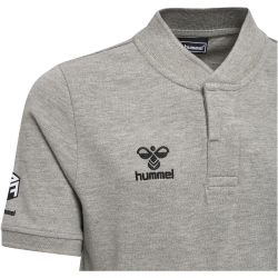 hummel MOVE Grid Poloshirt Kinder 2006 - grey melange 128