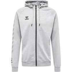 hummel MOVE Grid Kapuzenjacke Herren 2006 - grey melange XXL