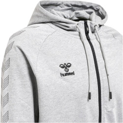 hummel MOVE Grid Kapuzenjacke Herren 2006 - grey melange XXL