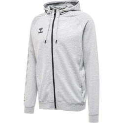 hummel MOVE Grid Kapuzenjacke Herren 2006 - grey melange XL