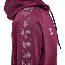 hummel MOVE Grid Kapuzenjacke Herren 3506 - grape wine XXL