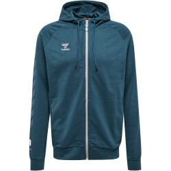 hummel MOVE Grid Kapuzenjacke Herren 6470 - deep teal L