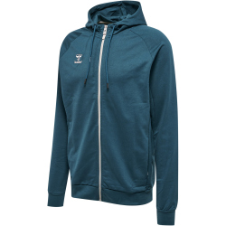 hummel MOVE Grid Kapuzenjacke Herren 6470 - deep teal XL