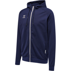 hummel MOVE Grid Kapuzenjacke Herren 7026 - marine XL