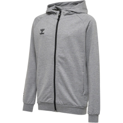 hummel MOVE Grid Kapuzenjacke Kinder 2006 - grey melange 128