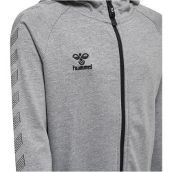 hummel MOVE Grid Kapuzenjacke Kinder 2006 - grey melange 128