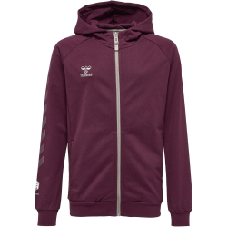 hummel MOVE Grid Kapuzenjacke Kinder 3506 - grape wine 128