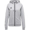 hummel MOVE Grid Kapuzenjacke Damen 2006 - grey melange XXL