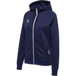 hummel MOVE Grid Kapuzenjacke Damen 7026 - marine 3XL