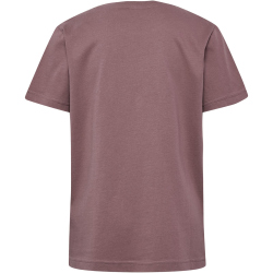 2er Pack hummel hmlTRES T-Shirt Kinder 2721 - grey melange/twilight mauve 140
