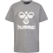 2er Pack hummel hmlTRES T-Shirt Kinder 2721 - grey melange/twilight mauve 140