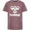 2er Pack hummel hmlTRES T-Shirt Kinder 2721 - grey melange/twilight mauve 146