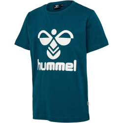 2er Pack hummel hmlTRES T-Shirt Kinder 7095 - black/blue...