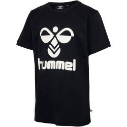 2er Pack hummel hmlTRES T-Shirt Kinder 7095 - black/blue coral 128