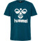 2er Pack hummel hmlTRES T-Shirt Kinder 7095 - black/blue coral 128
