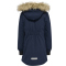 hummel hmlEAF Wintermantel M&auml;dchen 1009 - black iris 104