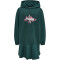 hummel hmlSAGA Hoodie-Kleid Mädchen 6470 - deep teal 104