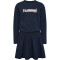 hummel hmlARIA langarm Kleid Mädchen 1009 - black iris 104