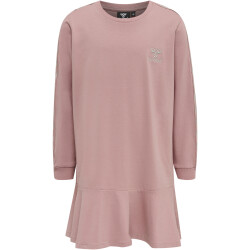 hummel hmlEVELYN langarm Kleid Mädchen 4852 - woodrose 104