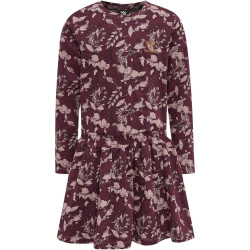 hummel hmlHAZEL langarm Kleid Mädchen 3430 - windsor wine 110