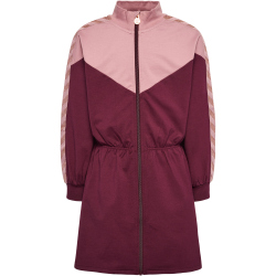 hummel hmlALVILDA Zip Kleid M&auml;dchen 3430 - windsor wine 104
