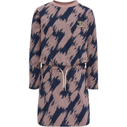 hummel hmlEMERSON langarm Kleid Mädchen 4852 - woodrose 122