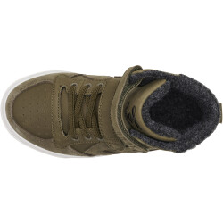 hummel Stadil High Winter Sneaker gefüttert Kinder 6086 - dark olive 26